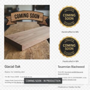 Glacial Oak Wooden Urn with premium honey gold grain and pillar joinery