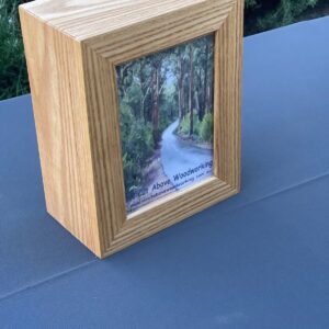 Handcrafted Glacial Oak Pet Urn - Premium high-density Northern Oak memorial vessel